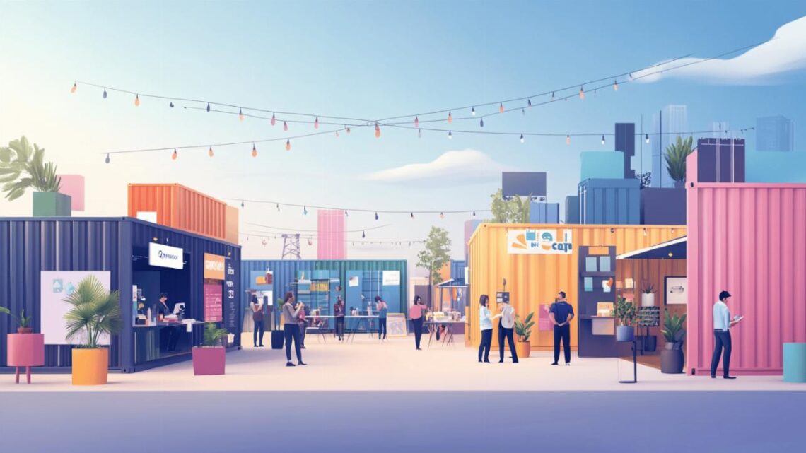 Comment la location de conteneurs améliore la logistique des événements?