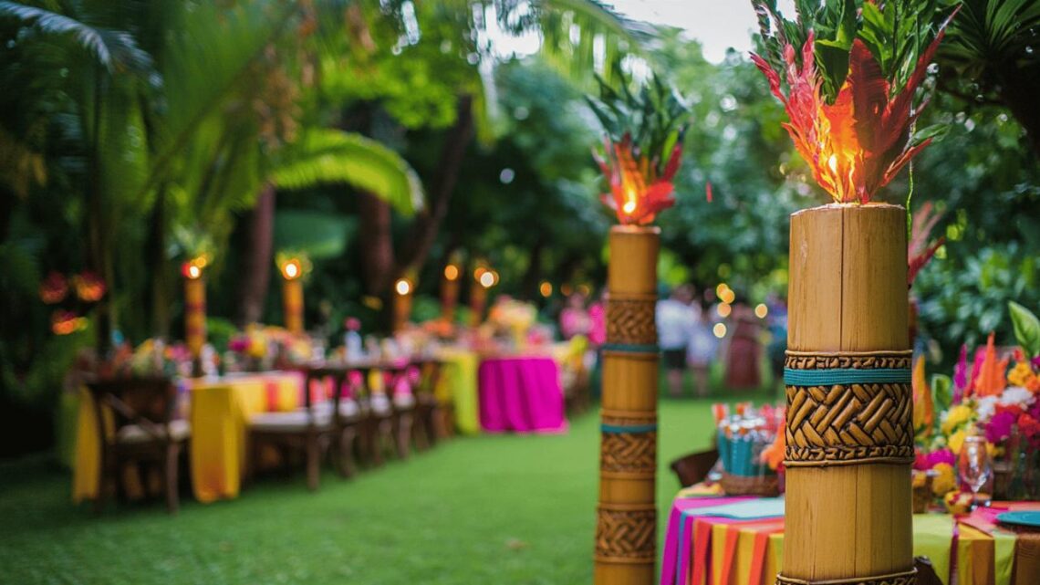 Opter pour le theme de Koh Lanta pour son anniversaire ! – La ceremonie des poteaux version enfants
