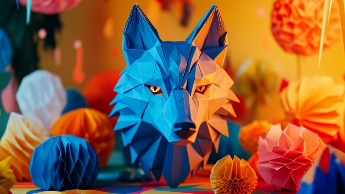 Carnaval et Halloween : fabriquez votre Masque Loup DIY en origami papier 3D